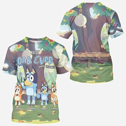 Best Dad Ever - Personalized All Over Shirt