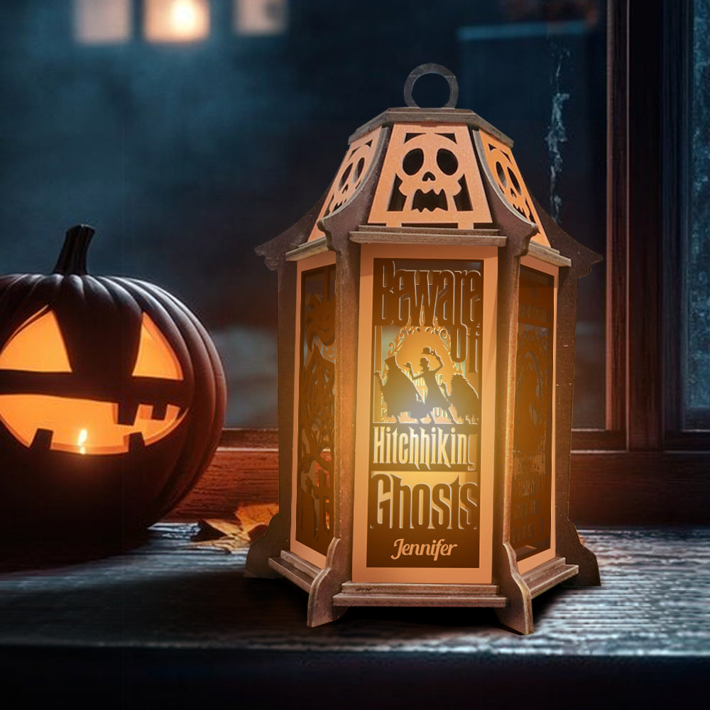 Welcome Foolish Mortals - Personalized Mouse Laser Cut Lantern