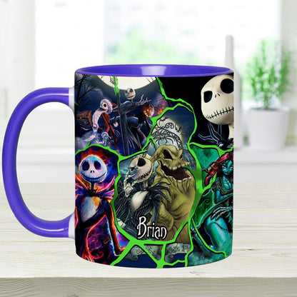 I'm Not Crazy, I Prefer The Term Mentaly Hilarious - Personalized Nightmare Accent Mug