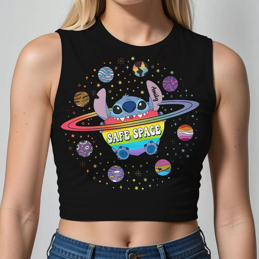 Safe Space - Personalized Ohana Crop Tank Top
