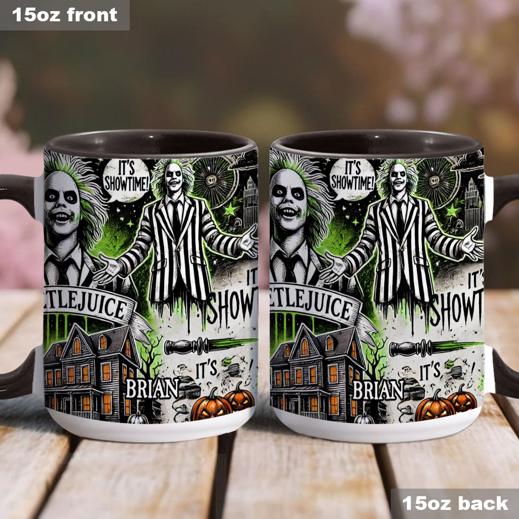 It's Show Time - Personalized Accent Mug