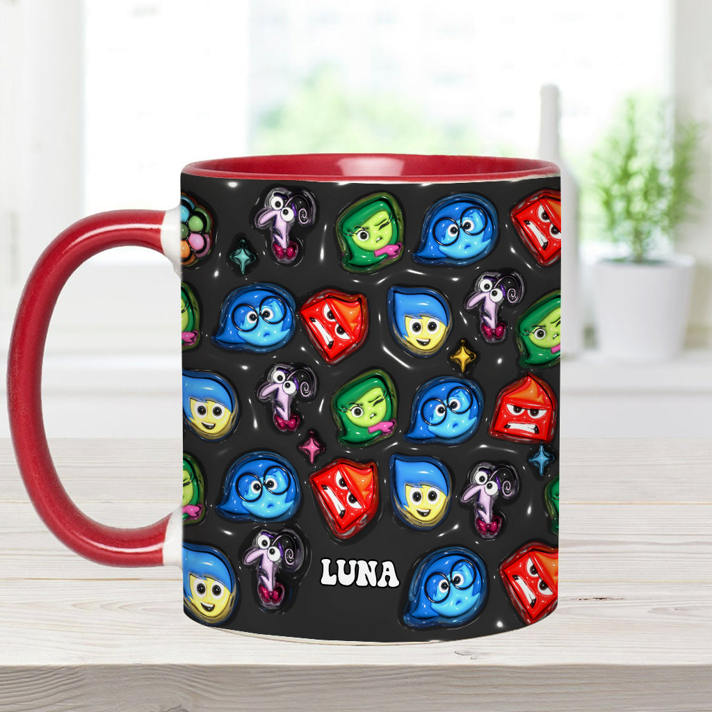 It's Ok To Feel - Personalized Accent Mug