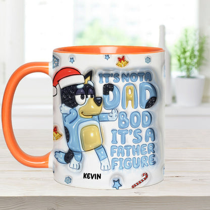 It's Not A Dad Bob - Personalized Father Accent Mug