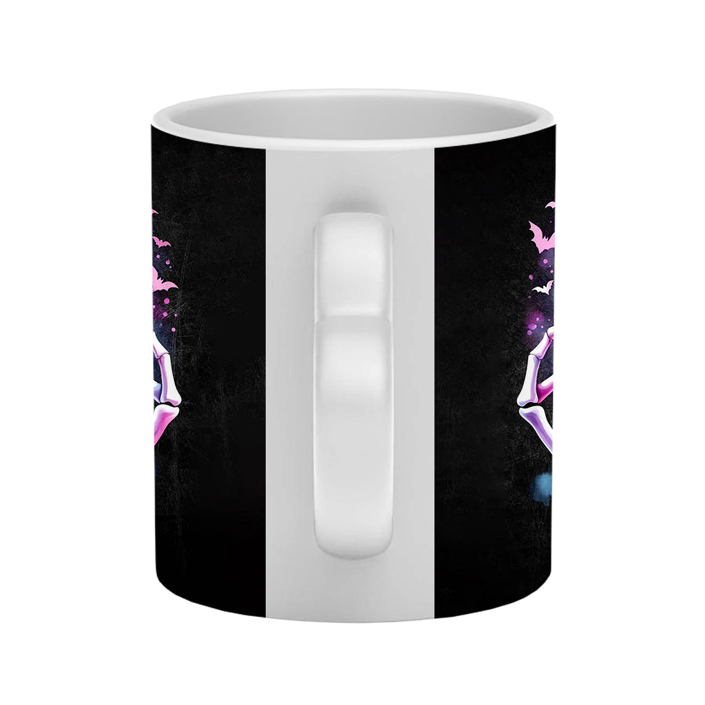 Simply Meant To Be - Personalized Nightmare Heart Handle Mug