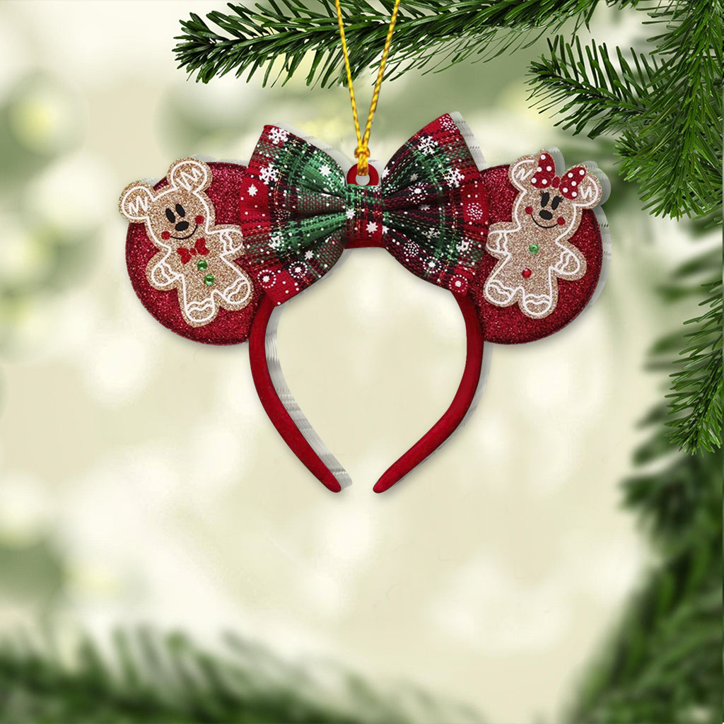 Beautiful Mouse Ears - Personalized Mouse Ornament