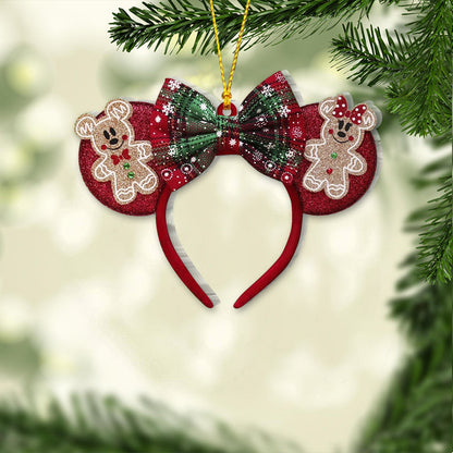 Beautiful Mouse Ears - Personalized Mouse Ornament