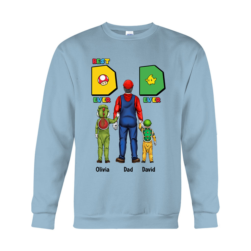 Best Dad Ever Ever - Personalized Father T-shirt And Hoodie