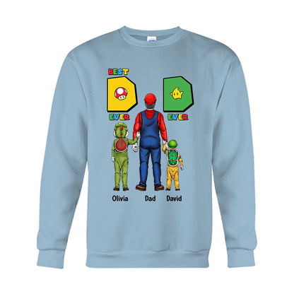 Best Dad Ever Ever - Personalized Father T-shirt And Hoodie