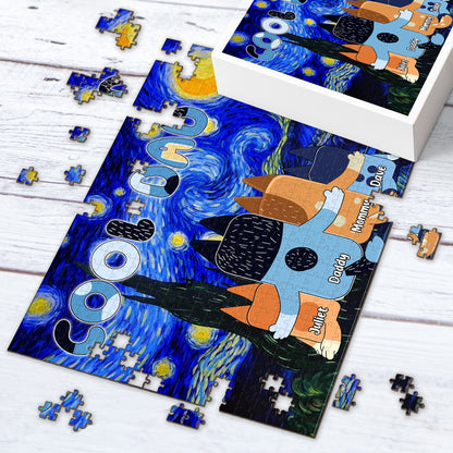 Cool Dad Cool Mum - Personalized Father Jigsaw Puzzle