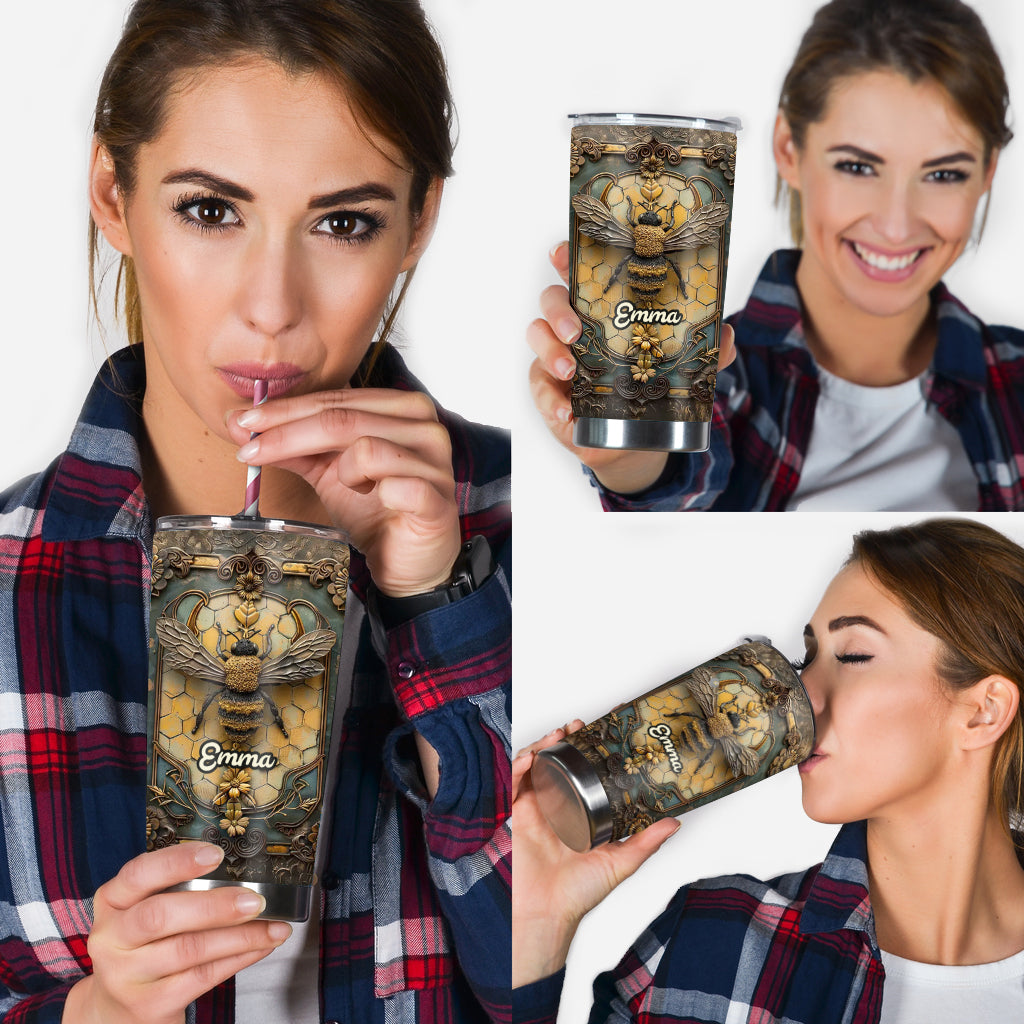 Love Bees - Personalized Bee Tumbler