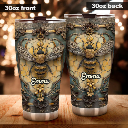 Love Bees - Personalized Bee Tumbler