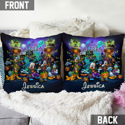 Welcome Foolish Mortals - Personalized Mouse Throw Pillow