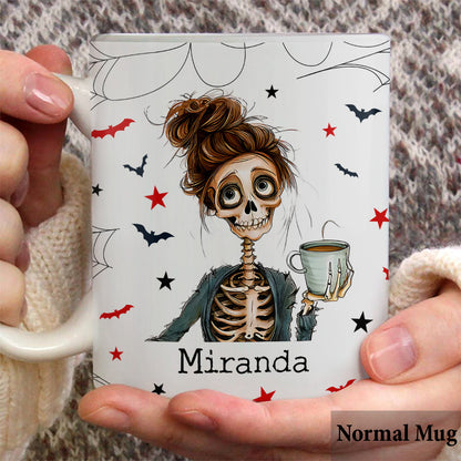 Mombie Drink Coffee - Personalized Mother Mug