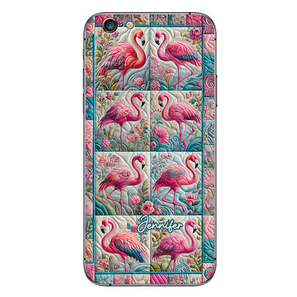 Vintage Flamingo - Personalized Flamingo Phone Case