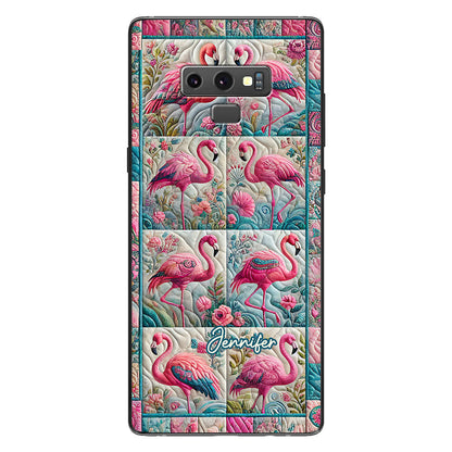 Vintage Flamingo - Personalized Flamingo Phone Case