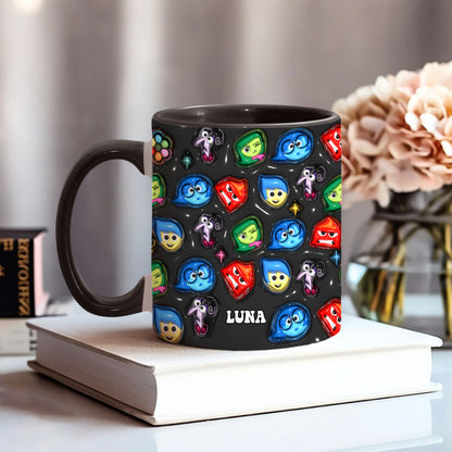 It's Ok To Feel - Personalized Accent Mug