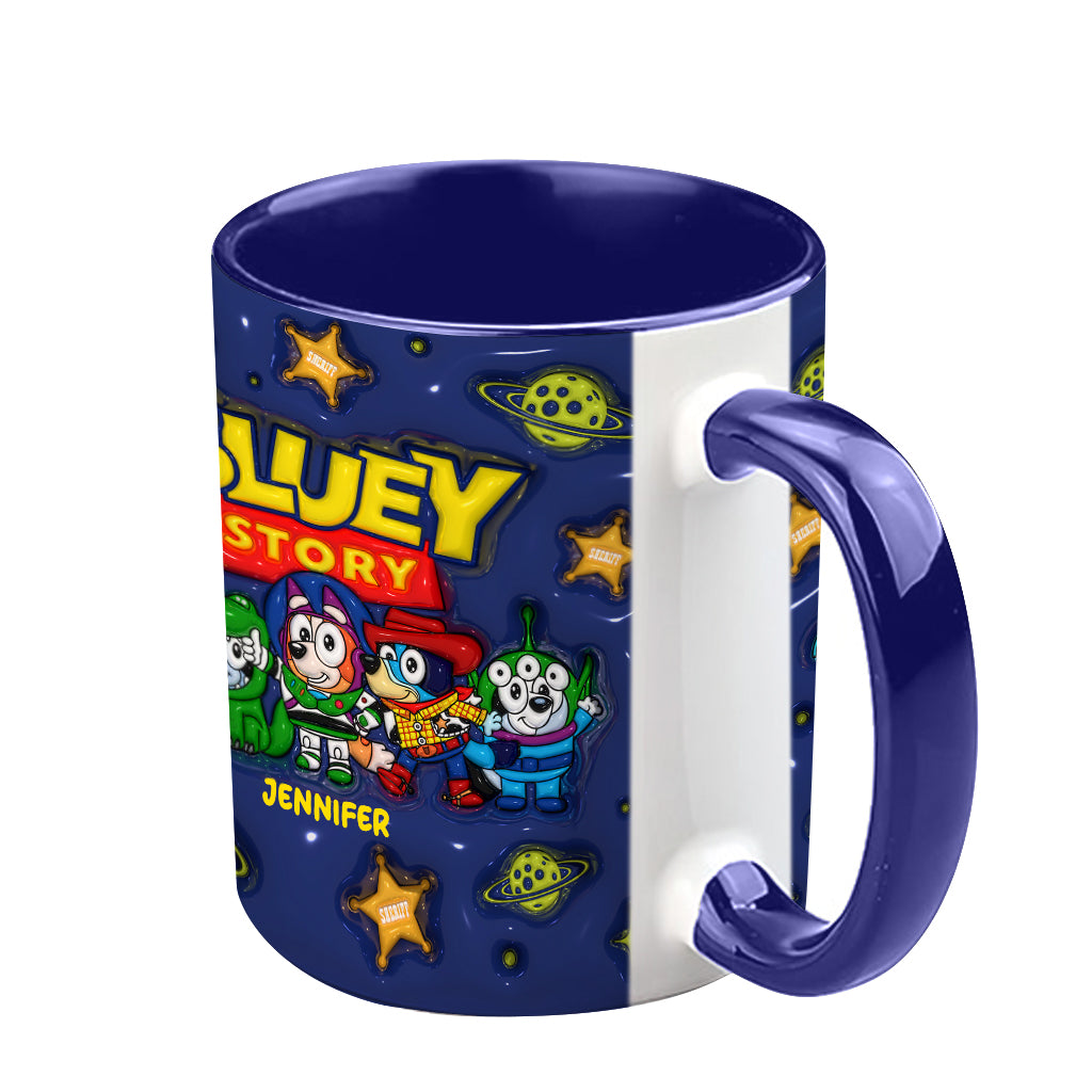 Bluey Story - Personalized Accent Mug