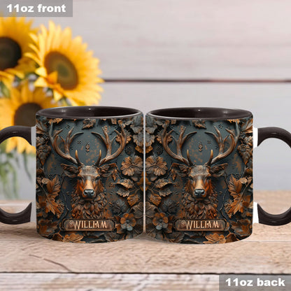Stunning Deer - Personalized Hunting Accent Mug