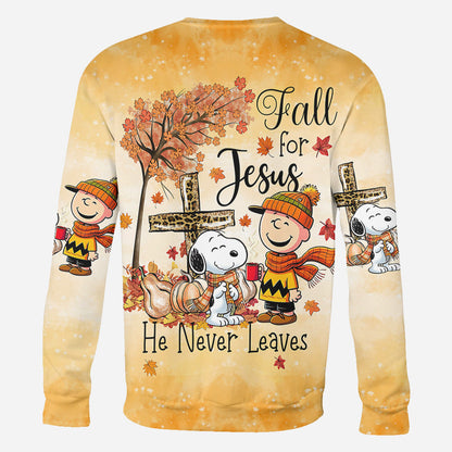 Fall For Jesus - Personalized All Over Shirt