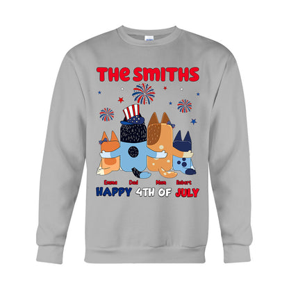 Happy 4th Of July - Personalized T-shirt And Hoodie