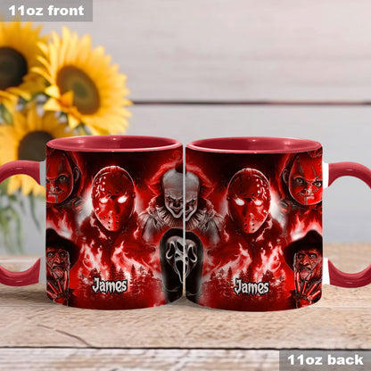 Horror Movie Fan - Personalized Accent Mug
