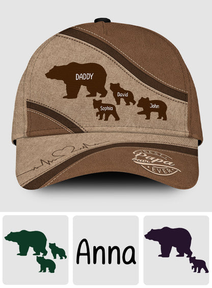 Papa Bear - Personalized Father Classic Cap