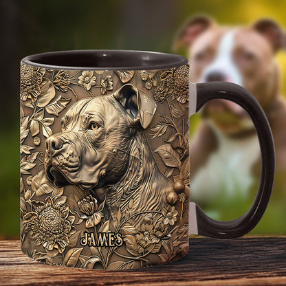 Cool Pitbull - Personalized Dog Accent Mug