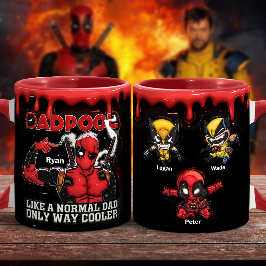 Dadpool Personalized Mug - Personalized The Psychopath Accent Mug