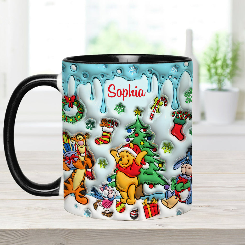 Merry Christmas - Personalized Mouse Accent Mug