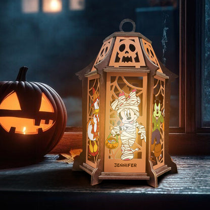 Happy Halloween - Personalized Mouse Laser Cut Lantern
