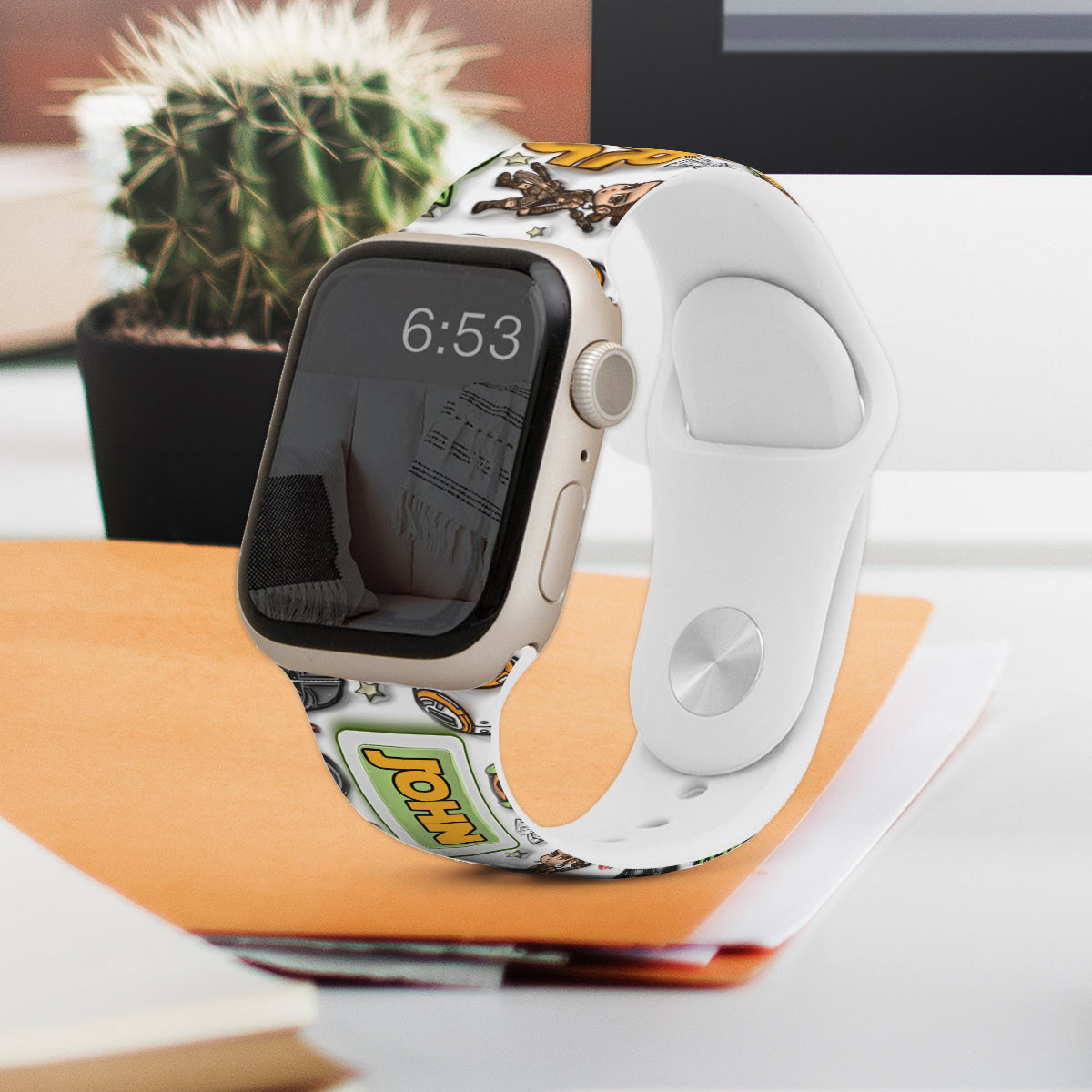 The Galaxy Edge - Personalized The Force Apple Watch Band
