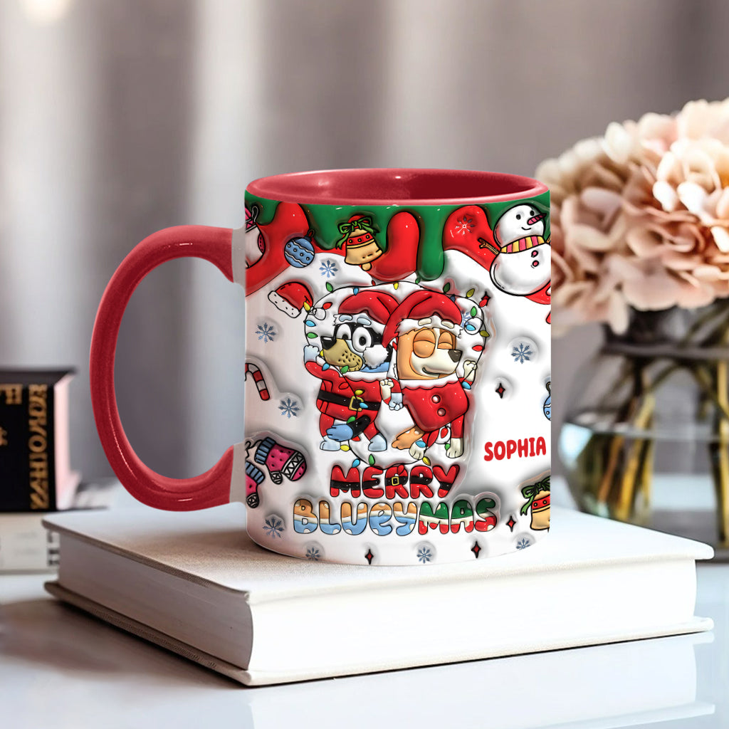 Merry Christmas - Personalized Accent Mug