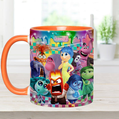 It's Ok To Feel All The Feels - Personalized Accent Mug