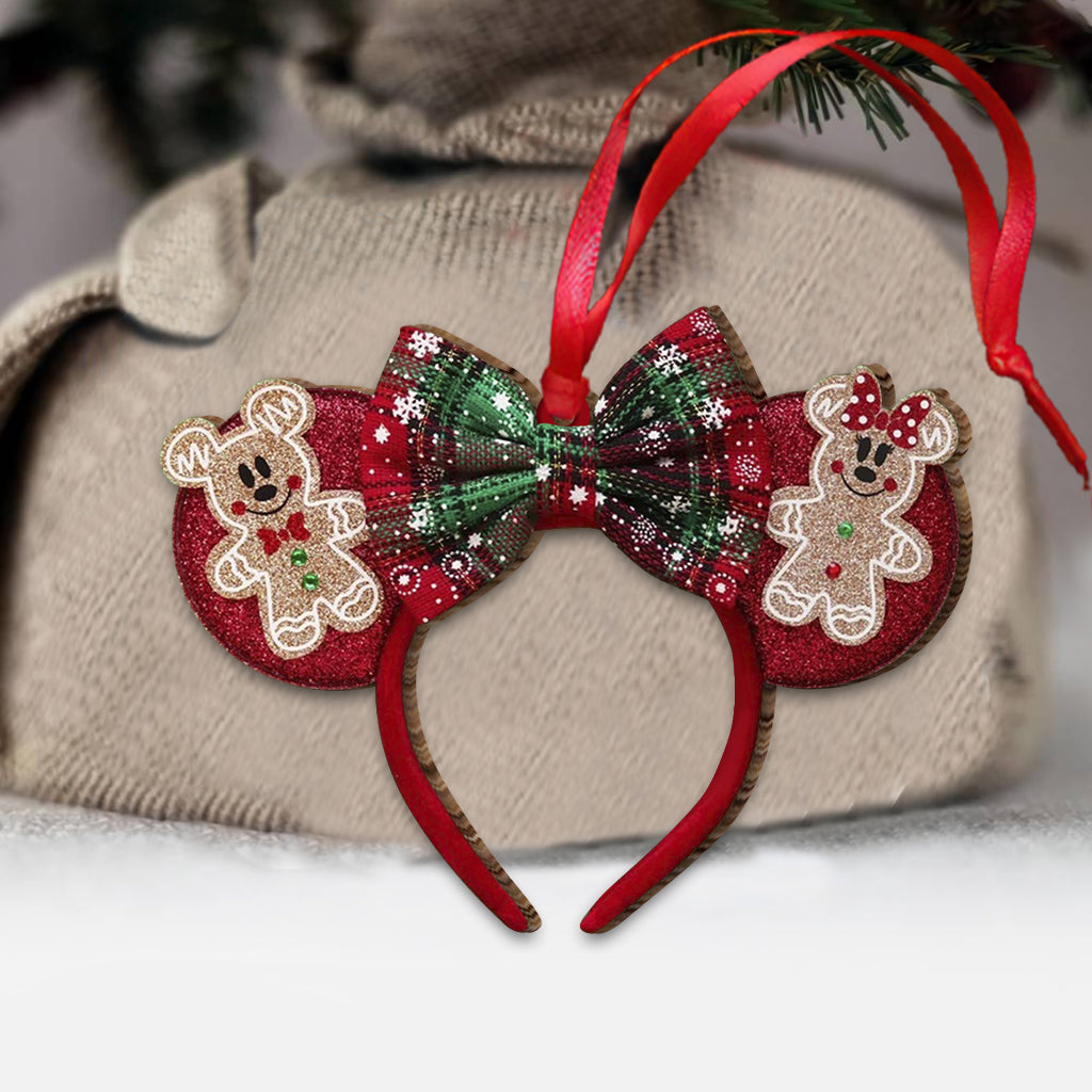 Beautiful Mouse Ears - Personalized Mouse Ornament