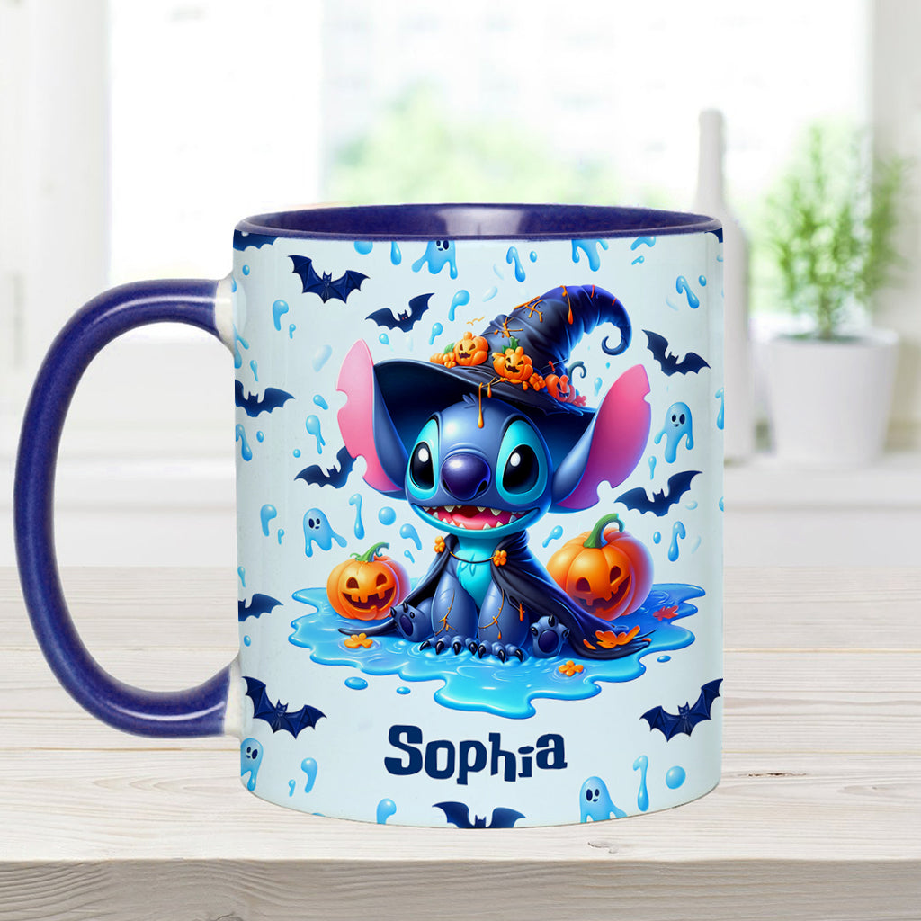 Happy Halloween - Personalized Ohana Accent Mug