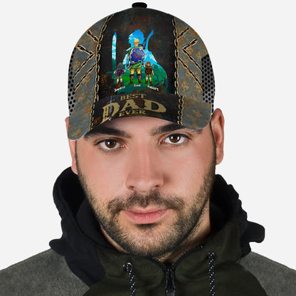 Best Dad Ever - Personalized The Hero's Legend Classic Cap