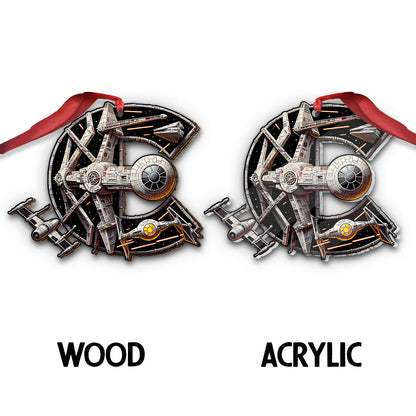 The Force Letter - Personalized The Force Ornament