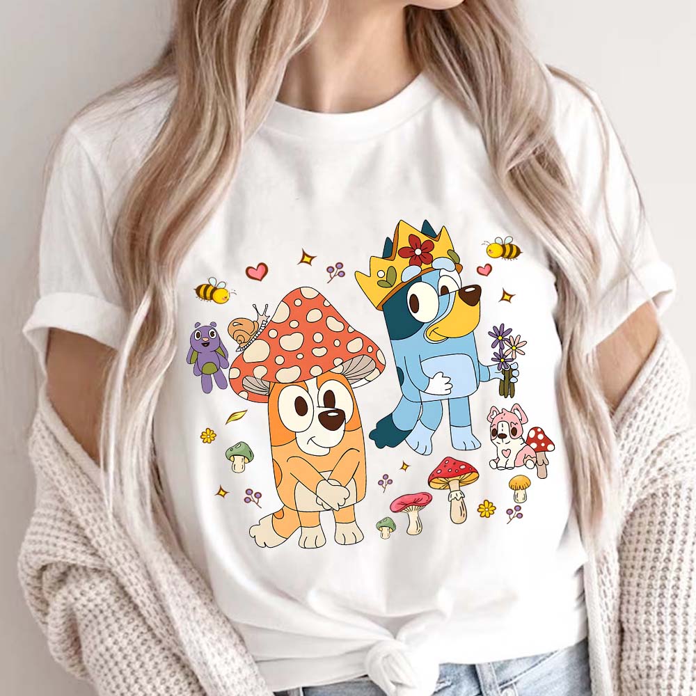 Mushroom Pattern - Mouse T-shirt And Hoodie