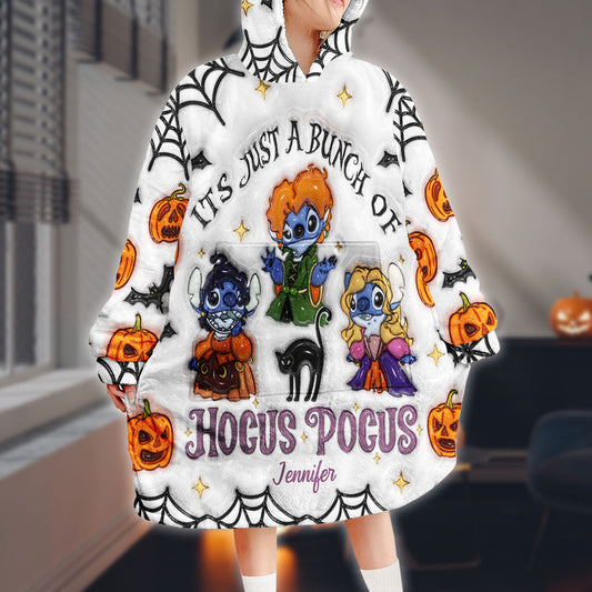 Happy Halloween - Personalized Ohana Blanket Hoodie