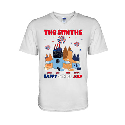 Happy 4th Of July - Personalized T-shirt And Hoodie