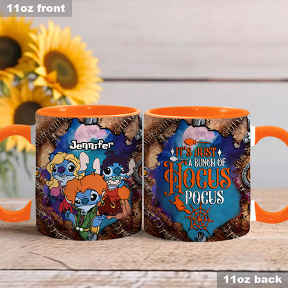 Just A Bunch Of Hocus Pocus - Personalized Ohana Accent Mug