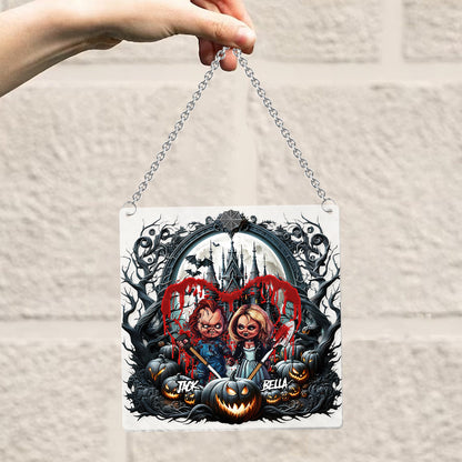 Till Dead Do Us Apart - Personalized Window Hanging Suncatcher Ornament