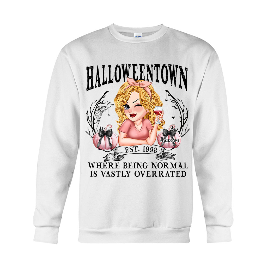Halloweentown Where Being Normal Is Overrated - Personalized T-shirt And Hoodie