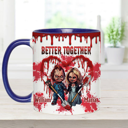 Better Together - Personalized Couple Accent Mug