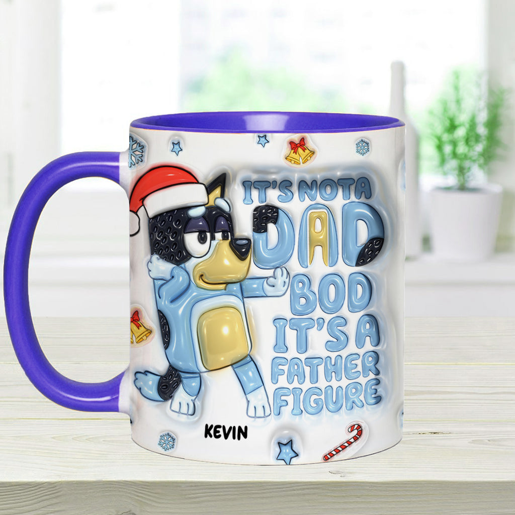 It's Not A Dad Bob - Personalized Father Accent Mug