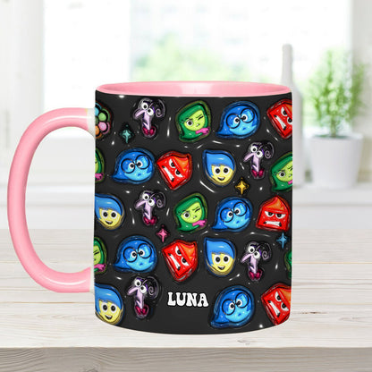 It's Ok To Feel - Personalized Accent Mug