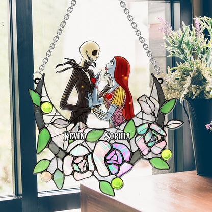 Roses So Many In The Darkness - Personalized Nightmare Window Hanging Suncatcher Ornament