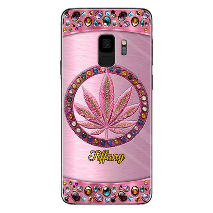Stoner Chick - Personalized Weed Clear Phone Case