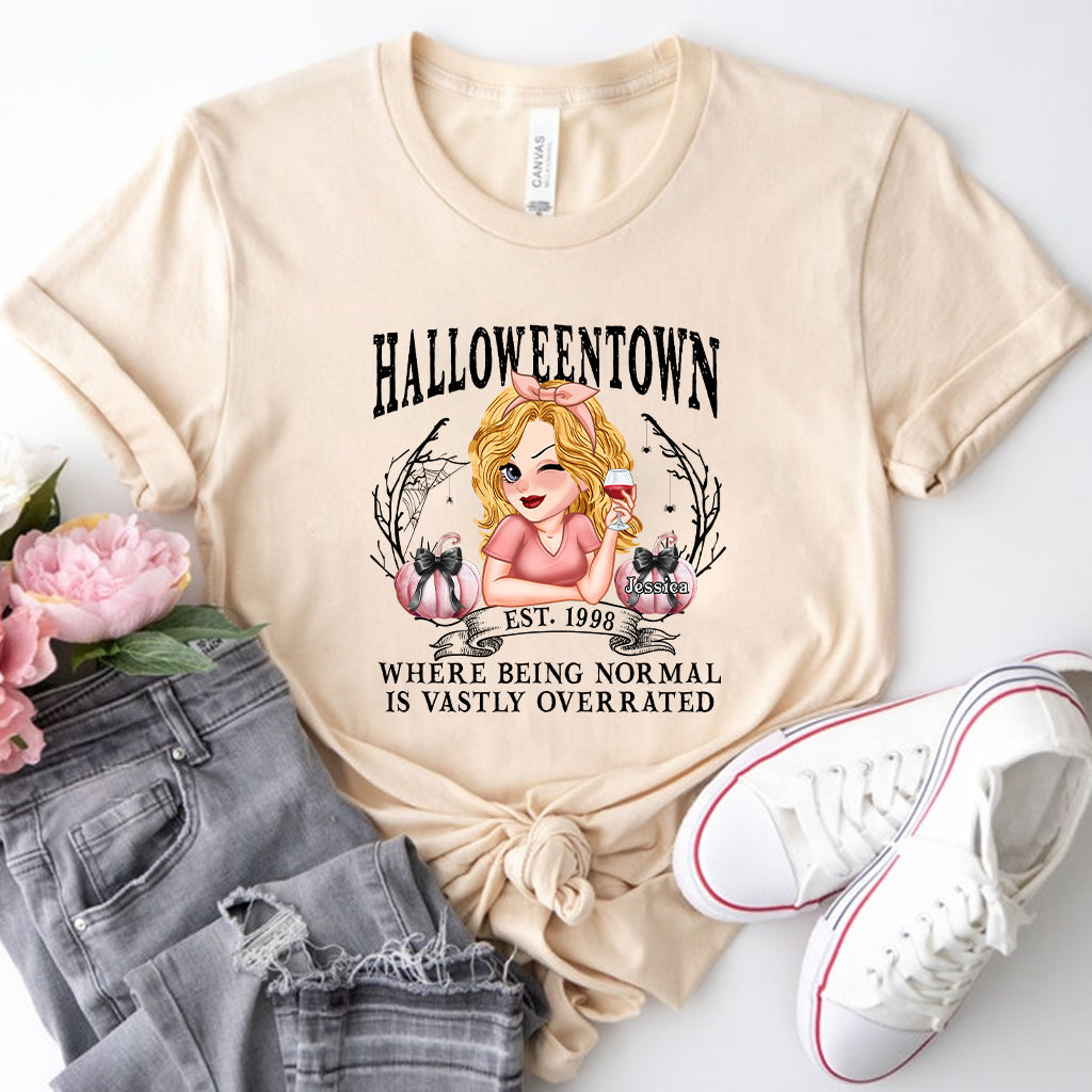 Halloweentown Where Being Normal Is Overrated - Personalized T-shirt And Hoodie