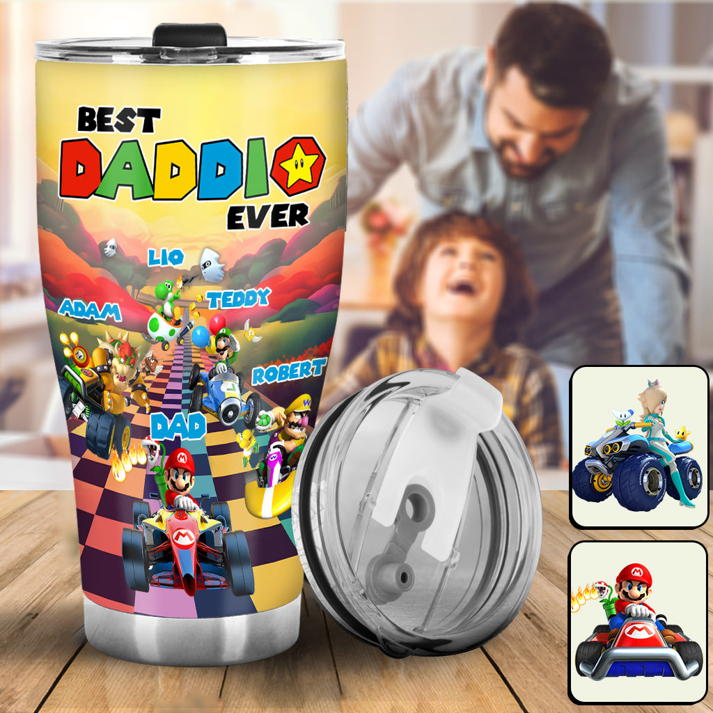 Best Dad Ever Happy Father's Day - Personalized Super Plumber Tumbler